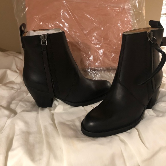 Acne pistol leather ankle boots - Picture 6 of 6
